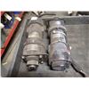 Image 3 : (2) Fuji DC Motor Type# GEELM-DGT-120, 22V w/ 30:1 Tsubaki Gear Reduction Units