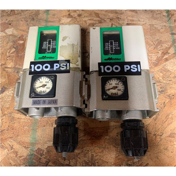 (2) Miller Model# P4000 Pressure Switches,  20-120 psi Adj Range