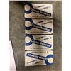 Image 1 : (4) NEW Chicago Hardware Turned Eyebolts, 3/8"x16x2-1/2", G-3-W,   4 -Packages of 10
