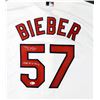Image 2 : Cleveland Indians Shane Bieber Autographed White Majestic Jersey "2020 AL Cy Young" (Beckett)
