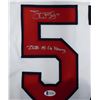 Image 3 : Cleveland Indians Shane Bieber Autographed White Majestic Jersey "2020 AL Cy Young" (Beckett)
