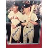 Image 2 : TED WILLIAMS AND MICKEY MANTLE SIGNED AND FRAMED 16 X 20