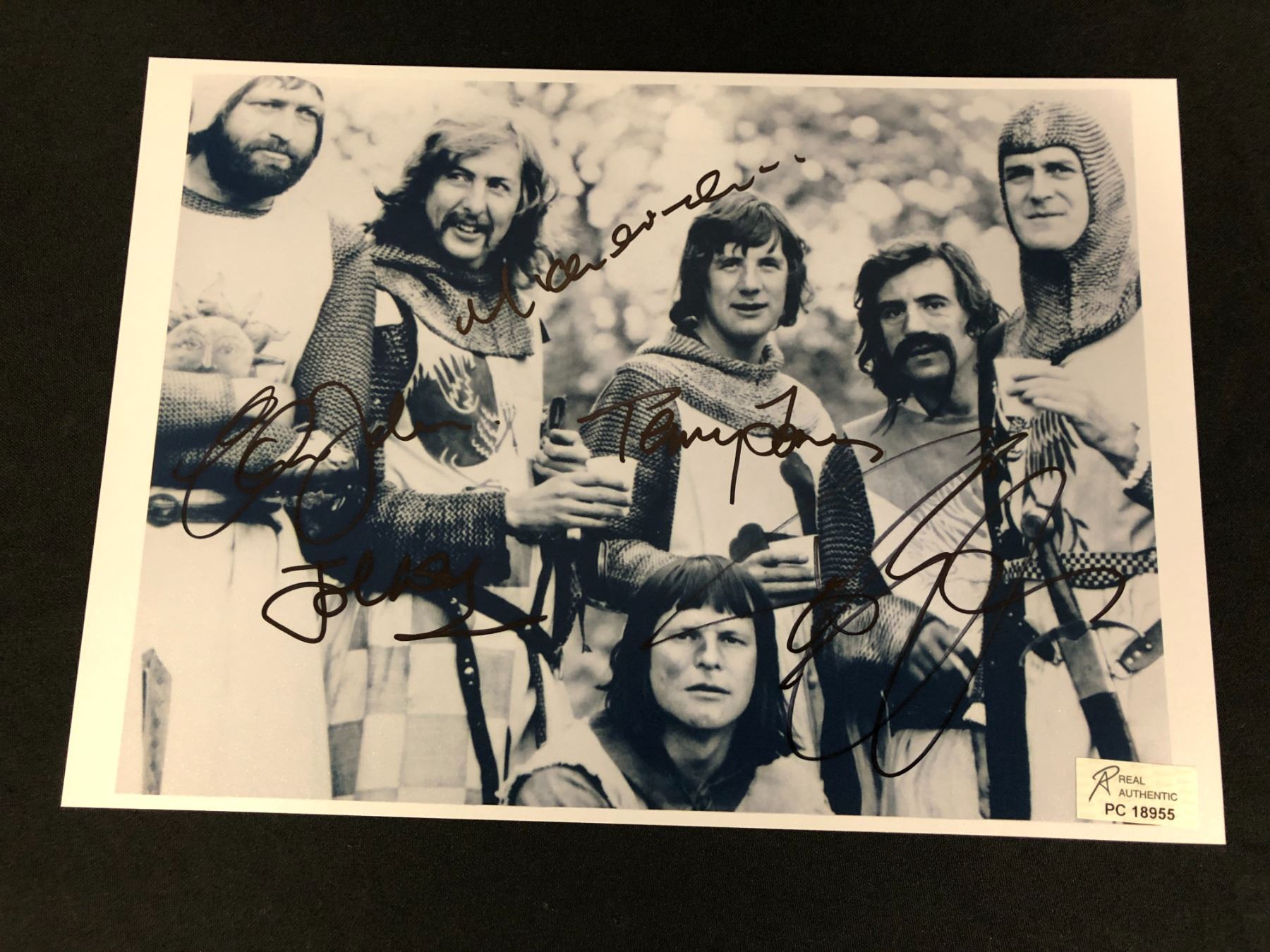 MONTY PYTHON AND THE HOLY GRAIL CAST SIGNED 8X10 PHOTO (RA COA)