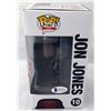 Image 2 : Jon Bones Jones Autographed UFC Funko POP Vinyl Figurine In Red (Beckett)