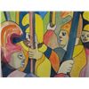 Image 2 : Framed Hawaiian Warriors Artwork, Signed by Artist Guy Buffet, 33"x26"