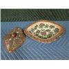 Image 2 : Vintage Famille Rose Oval Serving Dish w/ Lid & Maker's Mark 10"L x 4"H