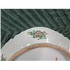 Image 8 : Vintage Famille Rose Oval Serving Dish w/ Maker's Mark 12"L x 2.5"H
