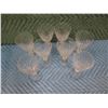Image 2 : Qty 8 Ford Bebe Glass Co. Stemmed Cut Glass Goblets/Wine Glasses 7"H