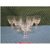 Image 2 : Qty 5 Waterford Crystal Stemmed Glasses 5"H