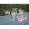 Image 2 : Qty 6 Waterford Crystal Stemmed Wine Glasses, 2 Tea Glasses & Pitcher