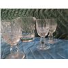 Image 8 : Qty 6 Waterford Crystal Stemmed Wine Glasses, 2 Tea Glasses & Pitcher
