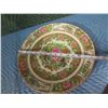 Image 8 : Vintage Chinese Famille Rose Round Serving Dish Stamped Made in China 14" Diameter