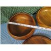 Image 8 : Qty 11 Misc Size Round Wooden Trays & Bowls