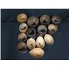 Image 2 : Qty Approx. 14 Half Coconut Antique Poi Bowls, Misc Wooden Bowls