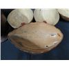 Image 8 : Qty Approx. 14 Half Coconut Antique Poi Bowls, Misc Wooden Bowls