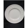 Image 2 : Qty 2 White Wedgwood Wellesley Holland Plates w/ Raised Border 13"