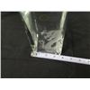 Image 8 : Hand Made in Hungary Frosted Glass Diamond Design Decanter w/ Stopper 11"H