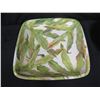 Image 8 : Round 14" Bowl & Square 20" Dish w/ "Ti" Leaf Design by Mike Lee, Hawaii