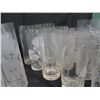 Image 8 : Multiple Etched Glassware CA 1950: Bowls, Stemmed Glasses, Collins Glassware, Candy Jar, etc