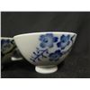 Image 16 : Qty 16 White & Cobalt Blue Rice Bowls w/ Maker's Mark, Fish Plate, etc