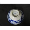 Image 6 : Qty 16 White & Cobalt Blue Rice Bowls w/ Maker's Mark, Fish Plate, etc