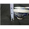 Image 8 : Qty 16 White & Cobalt Blue Rice Bowls w/ Maker's Mark, Fish Plate, etc