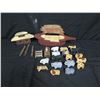 Image 2 : Wood Noah's Ark w/ Multiple Wooden Animals, Wood Vintage Car, etc
