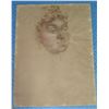 Image 1 : Hawaiian 'Understatement in Charcoal' by Madge Tennent, Signed 1945 Unframed 18"x24"