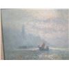 Image 4 : Framed Sailing Ocean Scene, Oil Painting on Canvas, Signed Lui Ming 20"x18"