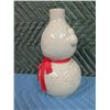 Image 2 : Asian Glazed Ceramic Pagoda-Theme Gourd Vase w/ Maker's Mark 9"H