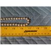 Image 8 : Long Pearl Necklace w/ Silver Pat. Pending Clasp 33.5"L