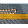 Image 8 : Pearl Necklace w/ Silver Pat. Pending Clasp 16"L