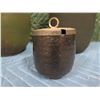 Image 2 : Qty 2 Planters 5" & 7"H & Sugar Bowl w/ Lid