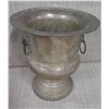 Image 1 : Sheffield Silver Co. 124 Footed Wine Bucket w/ 2 Lion Handles 2lb 4oz 9"Diameter x 10"H
