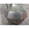 Image 8 : Footed Metal Etched Design Pitcher w/ Handle 6"H