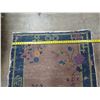 Image 10 : Blue & Tan Asian Floral Area Rug 57"L x 38"W