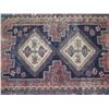 Image 8 : Blue & Red Asian Floral Design Area Rug 67"L x 49"W