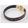 Image 2 : Louis Vuitton Brown Gold-tone Monogram Fasten Your LV Bracelet