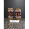 Image 2 : BOHEMIA GLASS CZECHOSLOVAKIA MOSER VASE CUT CRYSTAL VASE PAIR