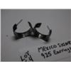 Image 3 : MEXICO SIGNED TS-125 925 EARRINGS 14.4 GRAMS
