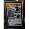 Image 2 : TERRY O’REILLY & GERRY CHEEVERS SIGNED CHARITY EVENT TICKET FRAMED