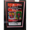 Image 2 : HENRI RICHARD & IVAN COURNOYER SIGNED EVENT TICKET FRAMES