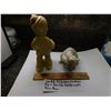 Image 3 : ELITE WARE CHALKWARE BOY & PEARLITE MARBLCRAFT POLAR BEAR