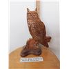 Image 1 : CARVED WOOD OWL CLIFF SHIRIFF OSOYOOS BC