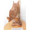 Image 2 : CARVED WOOD OWL CLIFF SHIRIFF OSOYOOS BC