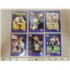 Image 1 : Lot of 7 Saskatchewan Roughriders Football Cards. AW Sports 1991. Includes Roger Aldag, Ray Elgaard,