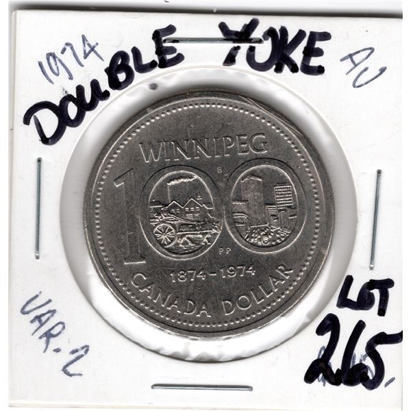 1974 DOUBLE YOKE VAR 2 DOLLAR