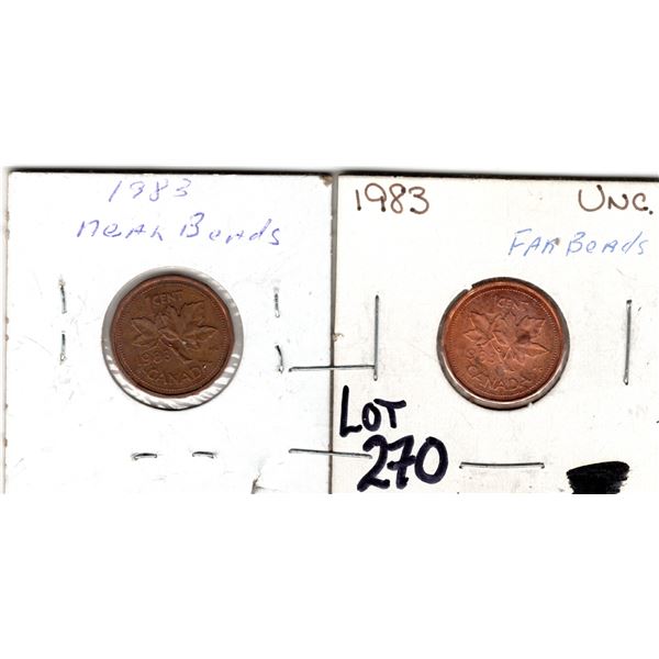 1983 NEAR AND FAR BEADS ONE CENTS
