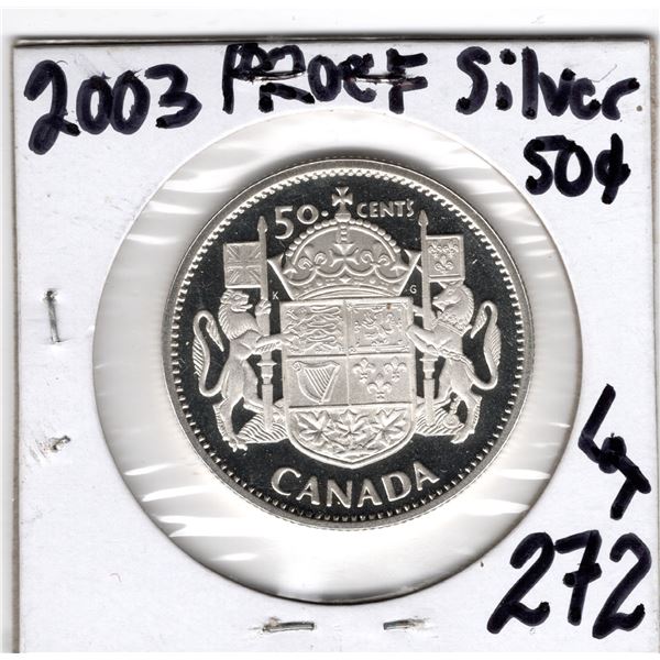 2003 PROOF SILVER 50 CENTS