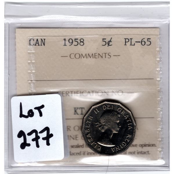 1958 ICCS PL 65 5 CENTS